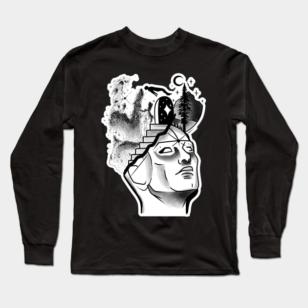 The Power of the Mind Long Sleeve T-Shirt by absolemstudio